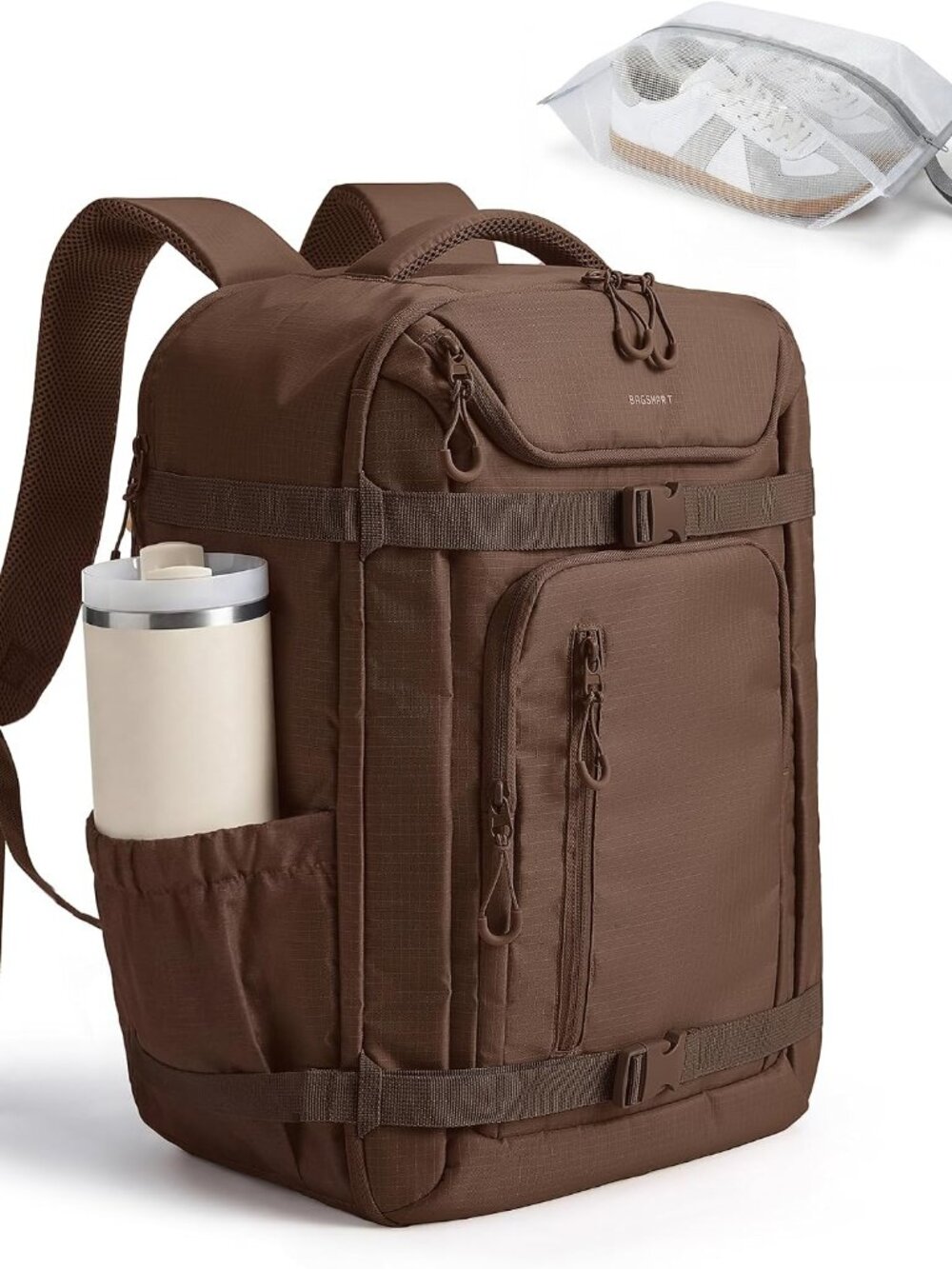 VersaTravel Pro: Water-Resistant 17-Inch Laptop Backpack for Men & Women